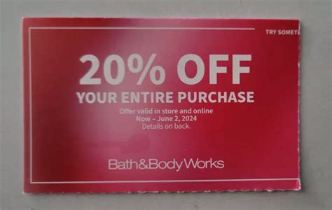 bath and body works canada online coupon